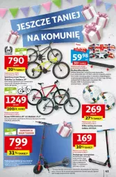 Gazetka promocyjna Auchan - Gazetka - ważna od 30.04 do 30.04.2024 - strona 36 - produkty: Por, Noż, Rama, Adidas, Rower, Rolki, Sport, Deskorolka, Piłka nożna, Hulajnoga