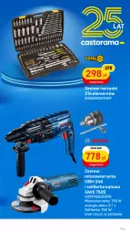 Gazetka promocyjna Castorama - Gazetka - ważna od 03.07 do 03.07.2022 - strona 7 - produkty: Wiertarka, Szlifierka kątowa, Tarka, Wkręt, Torba, Młot, Młotowiertarka, Wkrętarka, Szlifierka, Zestaw narzędzi