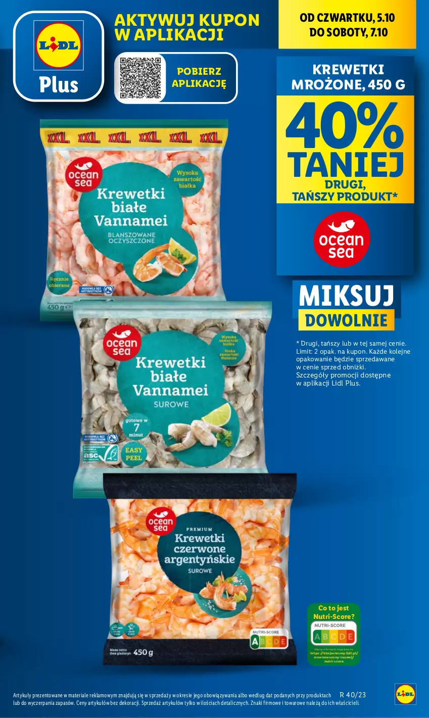 Gazetka promocyjna Lidl - GAZETKA - ważna 05.10 do 07.10.2023 - strona 9 - produkty: Krewetki, Olej, Wazon