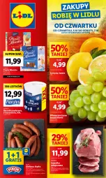 Gazetka promocyjna Lidl - GAZETKA - Gazetka - ważna od 07.10 do 07.10.2023 - strona 1 - produkty: Gra, Papier, Cytryny, PIKOK, Mleczko, Ręcznik, Ptasie mleczko, E. Wedel, Flora, Wino, Olej, Kiełbasa, Kiełbasa śląska