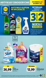Gazetka promocyjna Lidl - GAZETKA - Gazetka - ważna od 07.10 do 07.10.2023 - strona 49 - produkty: Domestos, Cif, Papier, Silan, Płyn do płukania, Ręcznik, Flora, Olej