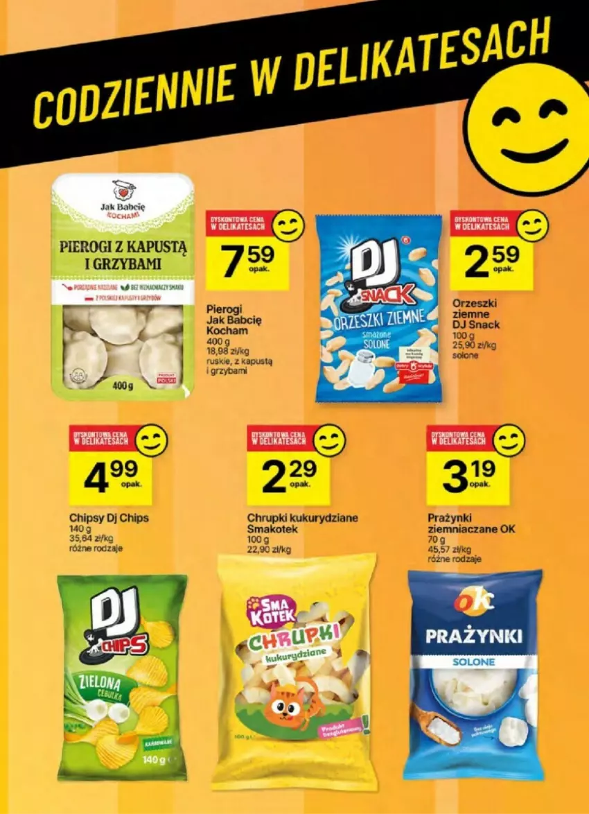 Gazetka promocyjna Delikatesy Centrum - ważna 26.12 do 31.12.2024 - strona 51 - produkty: Chipsy, Chrupki, Kapustą, Koc, Kotek, Orzeszki, Orzeszki ziemne, Smakotek