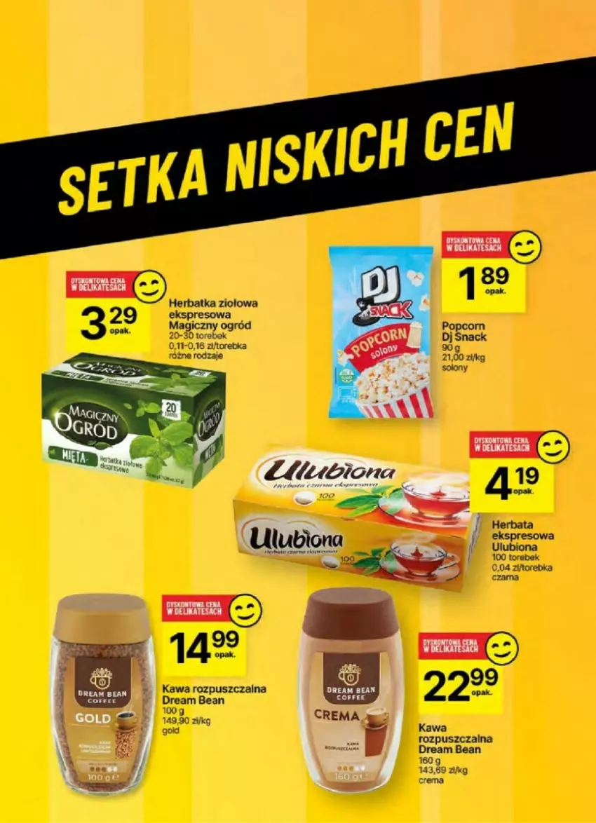 Gazetka promocyjna Delikatesy Centrum - ważna 26.12 do 31.12.2024 - strona 52 - produkty: Herbata, Kawa, Kawa rozpuszczalna, Popcorn, Torebka