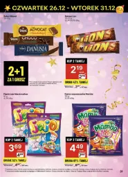 Gazetka promocyjna Delikatesy Centrum - Gazetka - ważna od 31.12 do 31.12.2024 - strona 25 - produkty: Rum, Wawel, Lion, Mars, Baton, Mamba, Guma rozpuszczalna