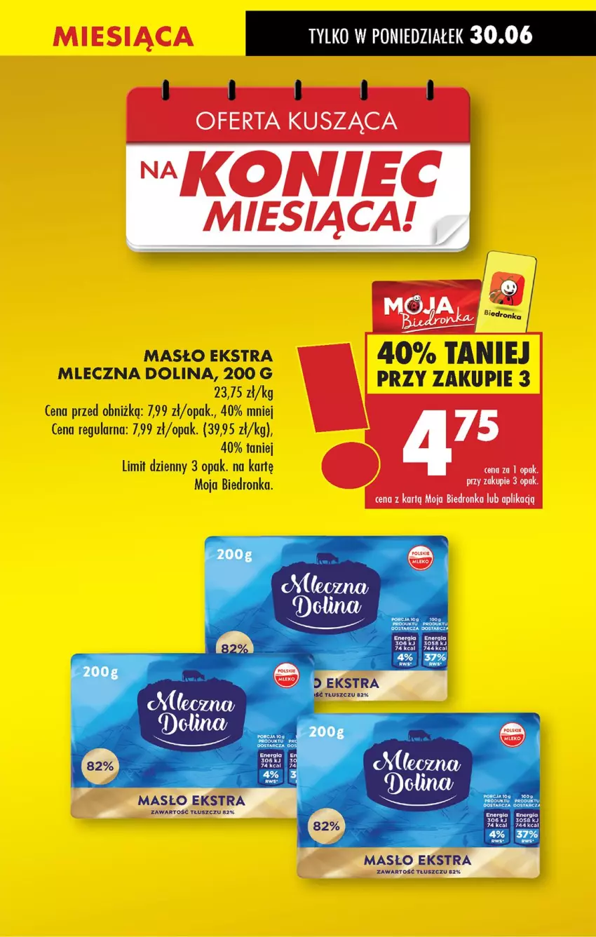 Gazetka promocyjna Biedronka - Od Poniedziałku - ważna 30.06 do 05.07.2025 - strona 5 - produkty: Masło