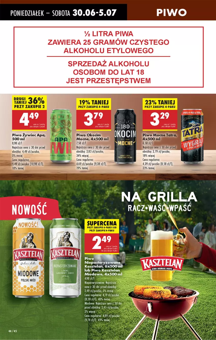 Gazetka promocyjna Biedronka - Od Poniedziałku - ważna 30.06 do 05.07.2025 - strona 60 - produkty: Gra, Grill, Koc, Okocim, Piwa, Piwo, Ser
