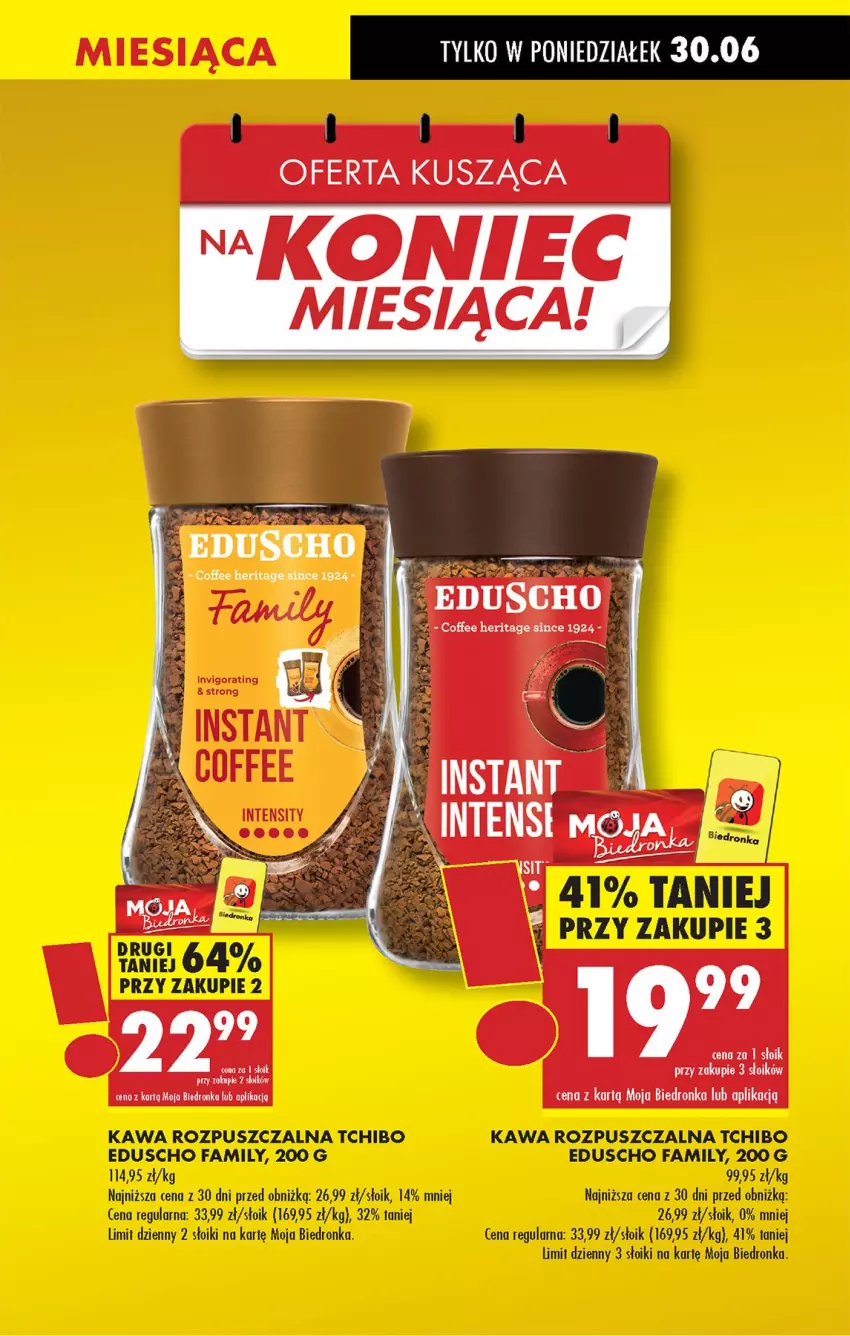 Gazetka promocyjna Biedronka - Od Poniedziałku - ważna 30.06 do 05.07.2025 - strona 7 - produkty: Fa, Kawa, Kawa rozpuszczalna, Kosz, Tchibo