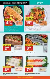 Gazetka promocyjna Biedronka - Od Poniedziałku - Gazetka - ważna od 05.07 do 05.07.2025 - strona 36 - produkty: Halibut, Sos, Por, Pstrąg tęczowy, Filet z pstrąga, Filet z mintaja, Pstrąg, Krewetki, Mintaj, Dorsz