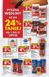 Gazetka promocyjna Biedronka - Od Poniedziałku - Gazetka - ważna od 05.07 do 05.07.2025 - strona 40 - produkty: Kurczak, Gra, Salami, Kindziuk, Parówki, Parówki z szynki, Tera, Szynka, Kabanos, Kiełbasa, Berlinki