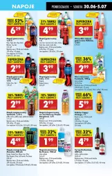 Gazetka promocyjna Biedronka - Od Poniedziałku - Gazetka - ważna od 05.07 do 05.07.2025 - strona 59 - produkty: Pur, Mus, Gin, 7up, Napój energetyczny, Mirinda, Coca-Cola, Napoje, Pepsi, Hellena, Tonik, Napój izotoniczny, Napój gazowany, Tymbark, Cappy, Fanta, Napój niegazowany, Sprite, Mango, Napój, Mięta, Nektar, Full Throttle, Fa