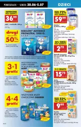 Gazetka promocyjna Biedronka - Od Poniedziałku - Gazetka - ważna od 05.07 do 05.07.2025 - strona 66 - produkty: HiPP, Ser, Ryż, Por, Mus, Gra, Gerber, O nas, Tonik, Baton, Deser, Karmi, Mleko, Fa, BEBILON, Hipp Bio