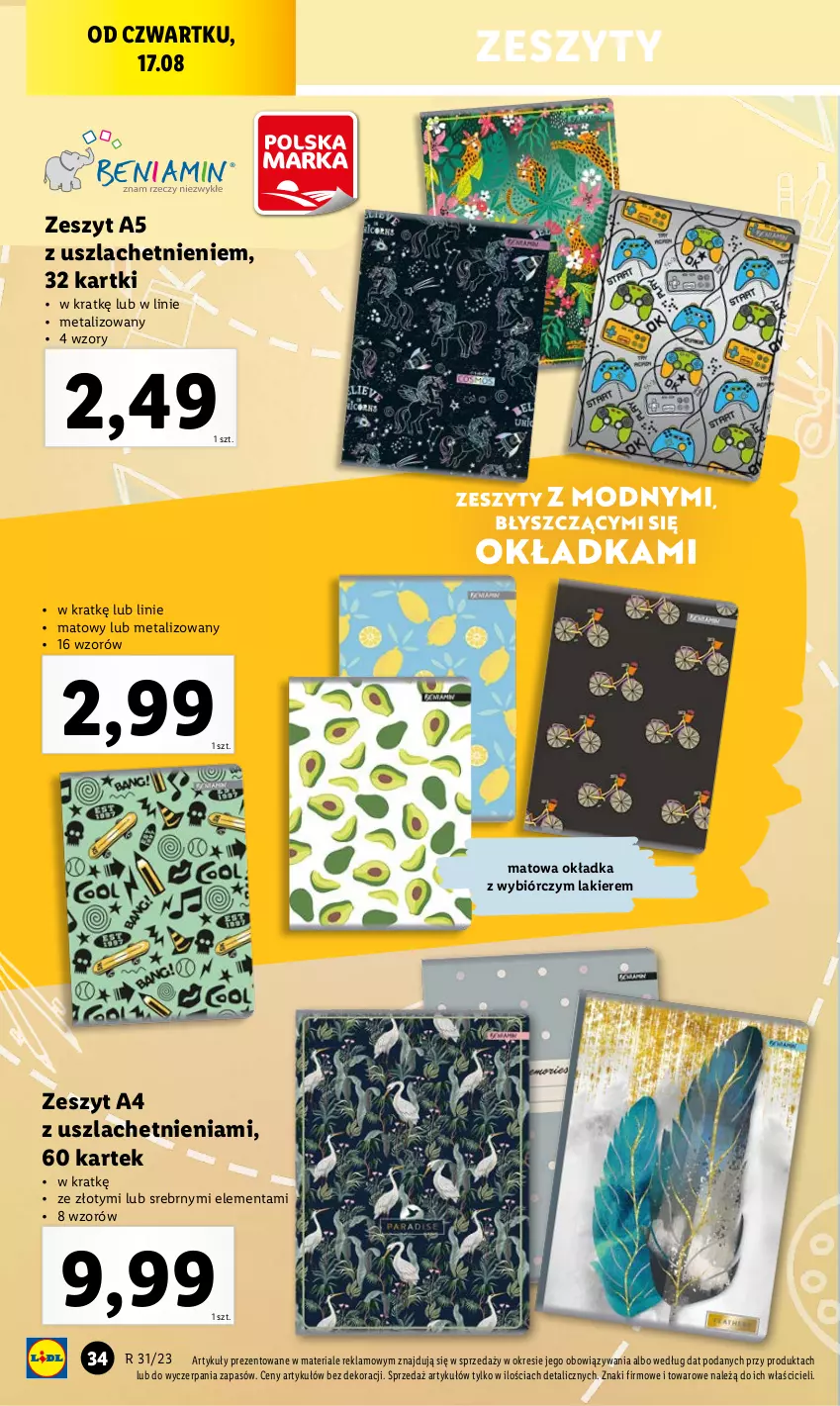 Gazetka promocyjna Lidl - KATALOG GOTOWI DO SZKOŁY - ważna 31.07 do 03.09.2023 - strona 52 - produkty: Lakier