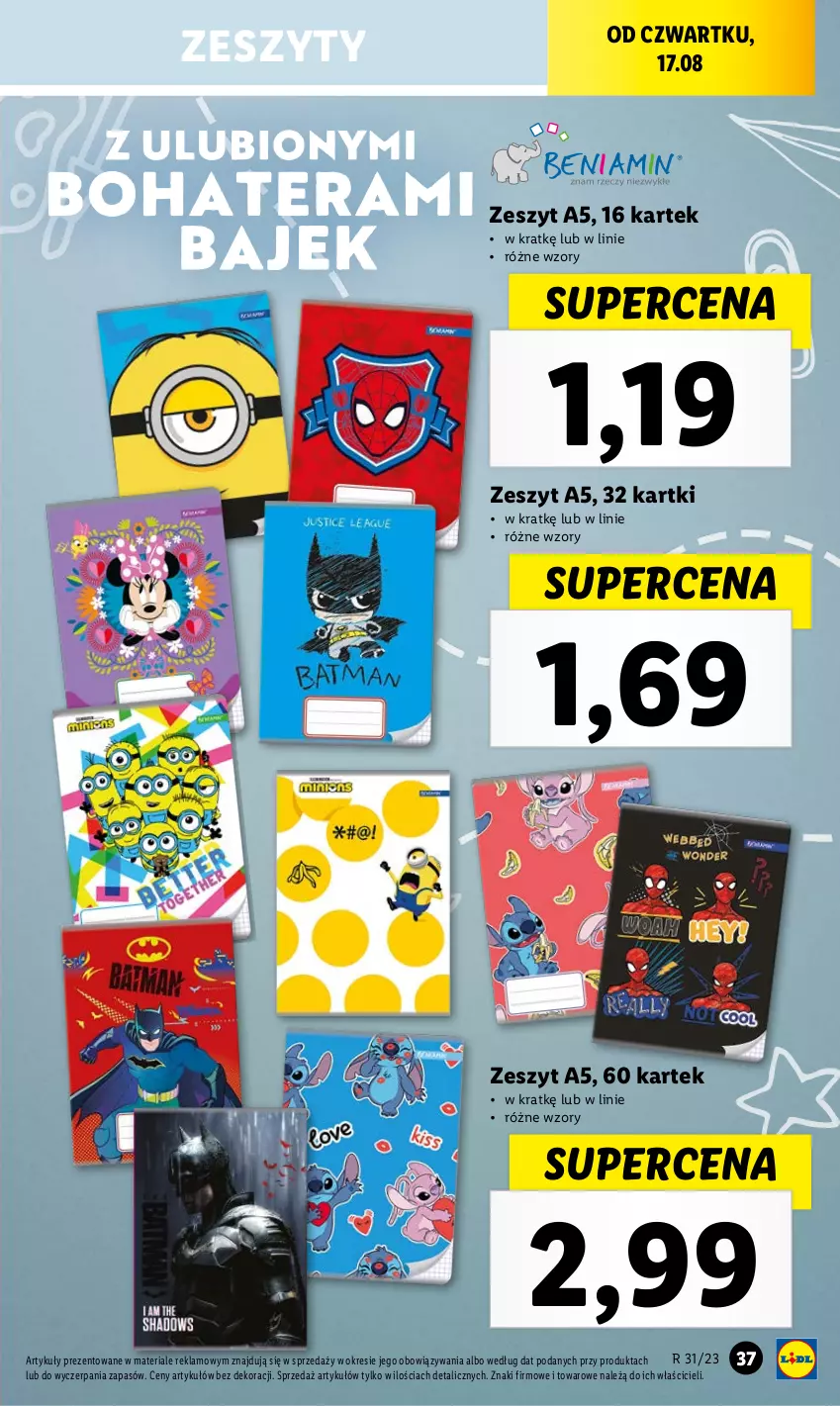 Gazetka promocyjna Lidl - KATALOG GOTOWI DO SZKOŁY - ważna 31.07 do 03.09.2023 - strona 55