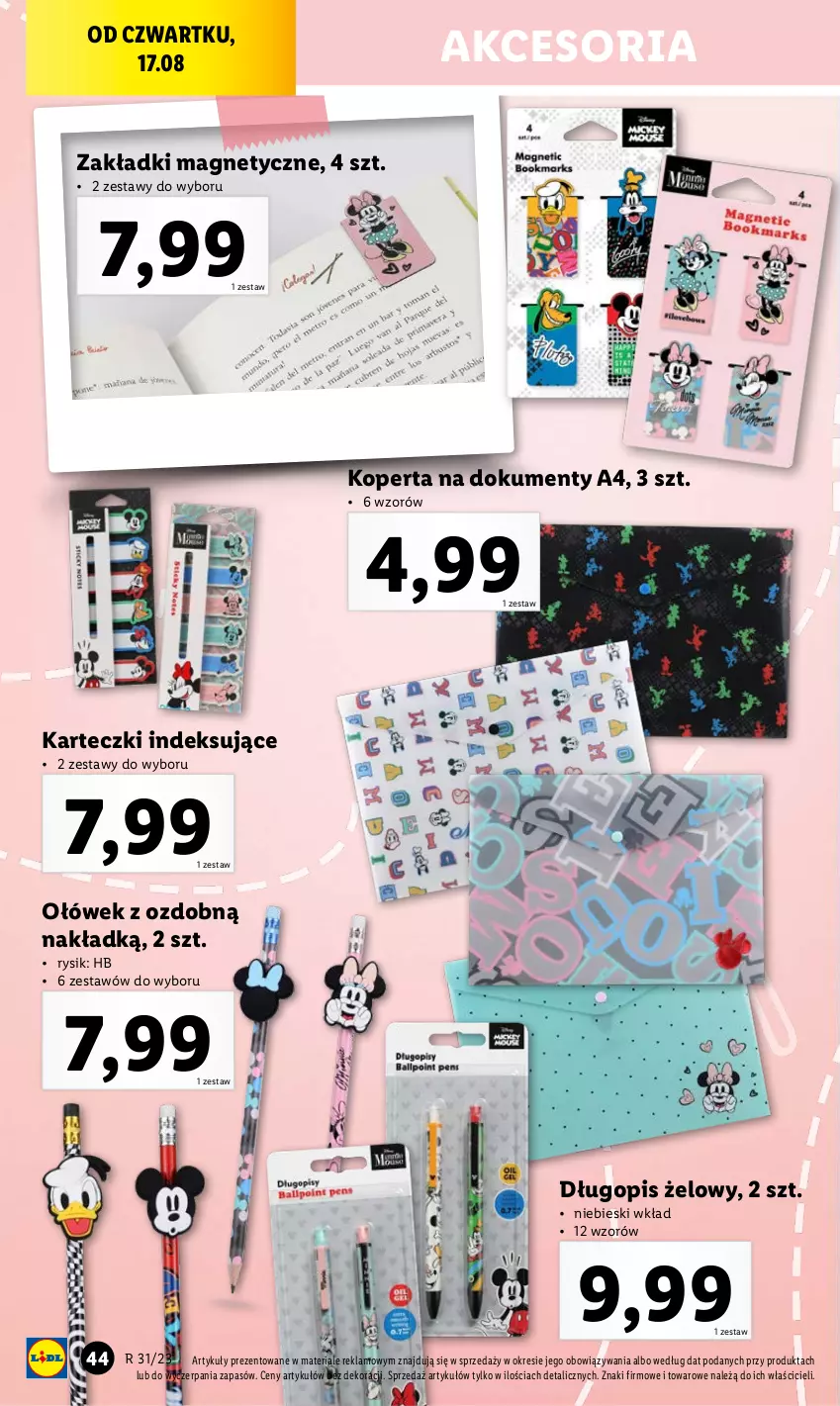 Gazetka promocyjna Lidl - KATALOG GOTOWI DO SZKOŁY - ważna 31.07 do 03.09.2023 - strona 66 - produkty: Długopis