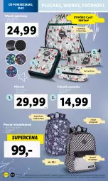 Gazetka promocyjna Lidl - KATALOG GOTOWI DO SZKOŁY - Gazetka - ważna od 03.09 do 03.09.2023 - strona 14 - produkty: Top, Por, Piórnik, Plecak, Sport