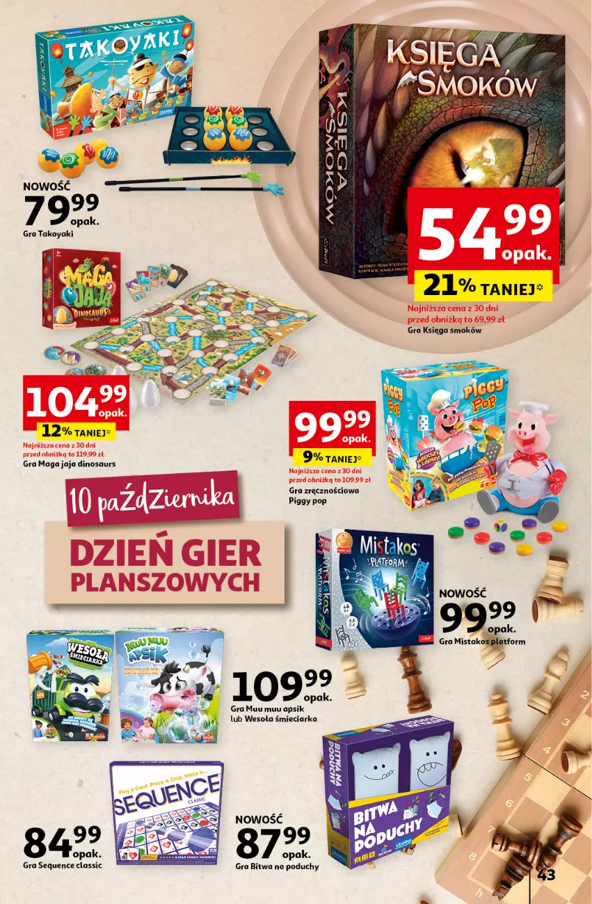 Gazetka promocyjna Auchan - Pewność Niskich Cen Hipermarket - ważna 10.10 do 16.10.2024 - strona 51 - produkty: Gra, Jaja