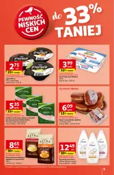 Gazetka promocyjna Auchan - Pewność Niskich Cen Hipermarket - Gazetka - ważna od 16.10 do 16.10.2024 - strona 9 - produkty: Ser, Piątnica, Kiełbasa krakowska, Jogurt, Kawa mielona, Kawa, Dove, Szynka, Serek, Mola, Twój Smak, Kiełbasa