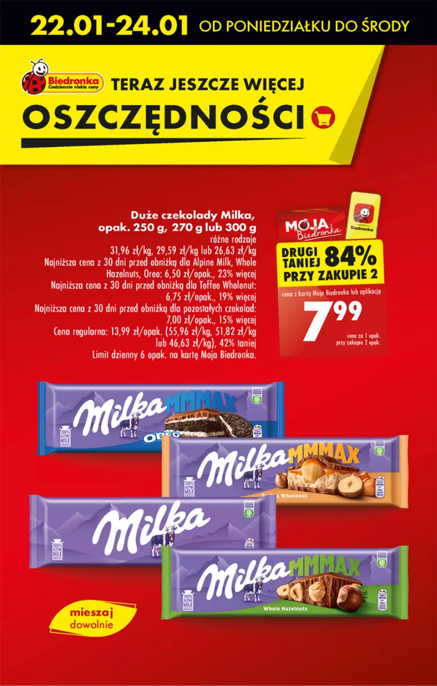 Gazetka promocyjna Biedronka - Od poniedzialku - ważna 22.01 do 27.01.2024 - strona 11 - produkty: Milka, Oreo, Tera