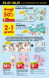 Gazetka promocyjna Biedronka - Od poniedzialku - Gazetka - ważna od 27.01 do 27.01.2024 - strona 49 - produkty: Gra, Pampers, Pieluchy, Dada, Oliwka dla dzieci, Szampon, Dzieci, Gatta, Mydło