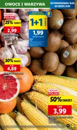 Gazetka promocyjna Lidl - GAZETKA - Gazetka - ważna od 18.09 do 18.09.2024 - strona 19 - produkty: Warzywa, Gra, Czosnek, Kiwi, Owoce, Kukurydza, Grejpfrut