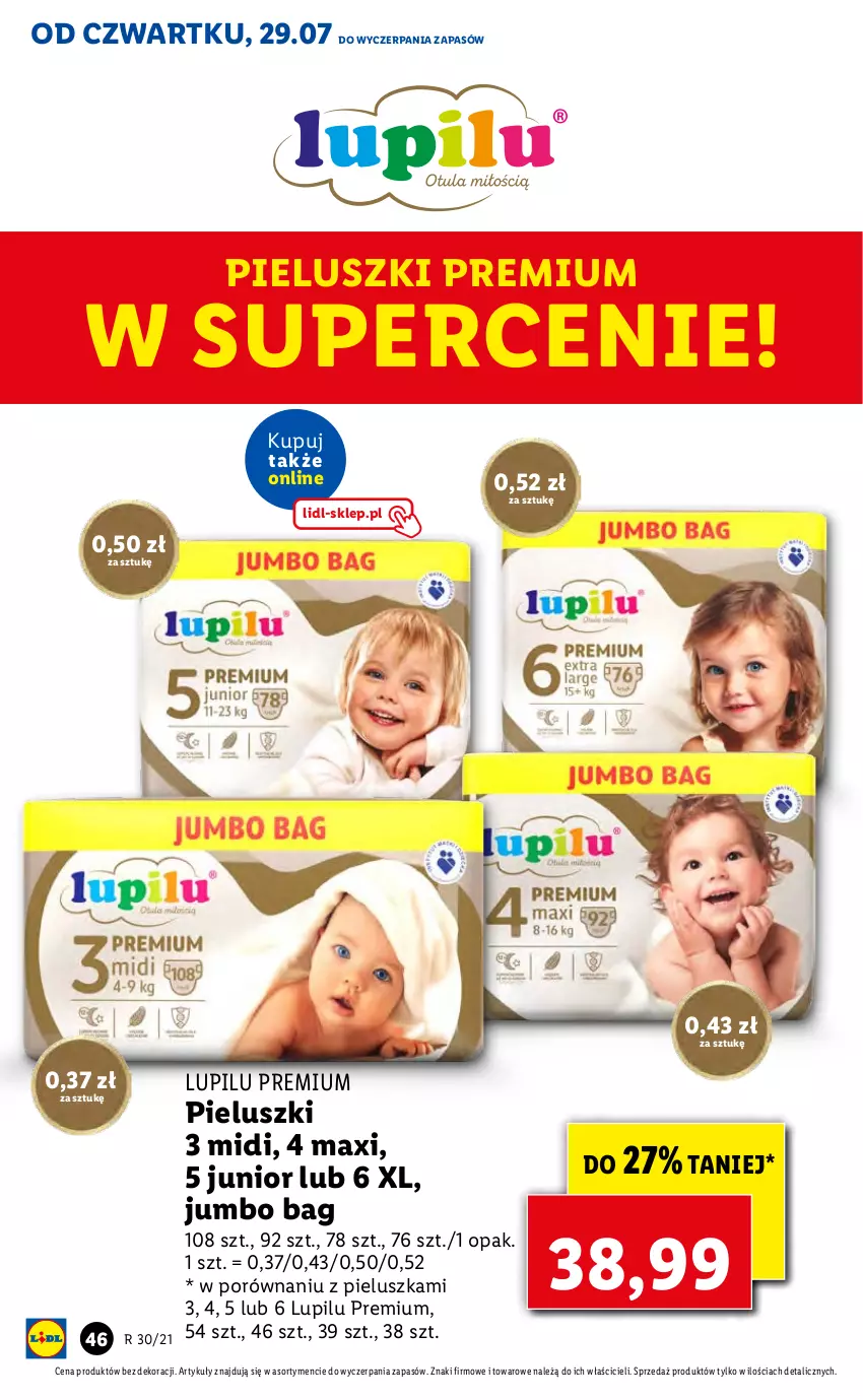 Gazetka promocyjna Lidl - GAZETKA - ważna 29.07 do 31.07.2021 - strona 46 - produkty: O Bag, Por