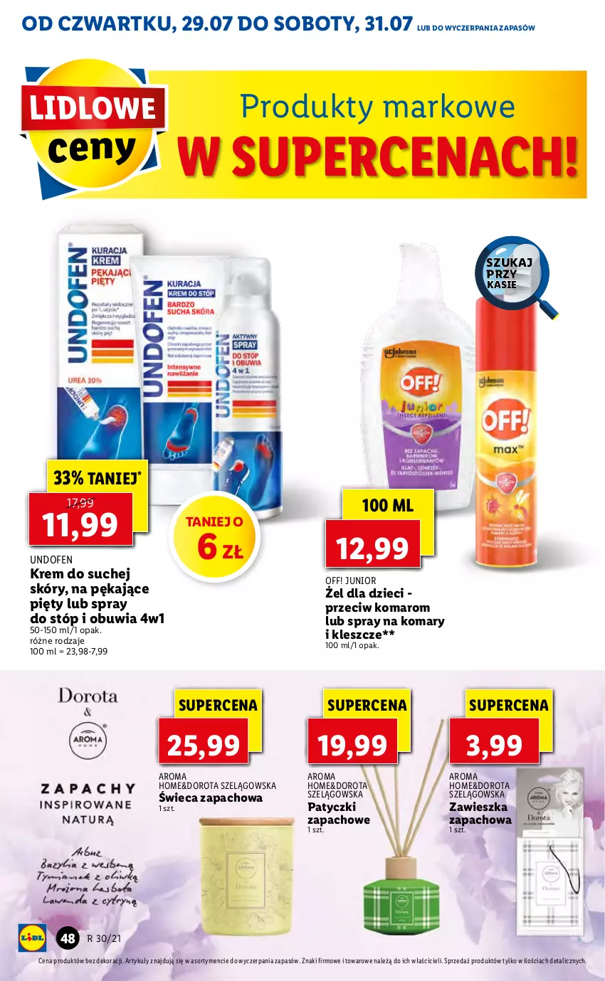 Gazetka promocyjna Lidl - GAZETKA - ważna 29.07 do 31.07.2021 - strona 48 - produkty: Dzieci, Undofen