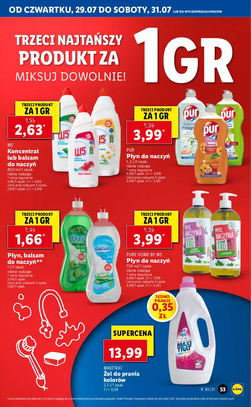 Gazetka promocyjna Lidl - GAZETKA - ważna 29.07 do 31.07.2021 - strona 53 - produkty: Pur