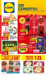 Gazetka promocyjna Lidl - GAZETKA - Gazetka - ważna od 31.07 do 31.07.2021 - strona 1 - produkty: Kurczak, Por, NBA, Borówka, Ziemniaki, Coca-Cola, Lody, PIKOK