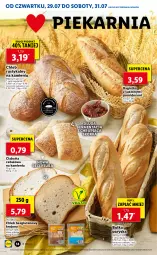 Gazetka promocyjna Lidl - GAZETKA - Gazetka - ważna od 31.07 do 31.07.2021 - strona 14 - produkty: Rust, Bagietka, Chleb, Chleb bezglutenowy, Ciabatta, Bułka