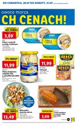 Gazetka promocyjna Lidl - GAZETKA - Gazetka - ważna od 31.07 do 31.07.2021 - strona 23 - produkty: Rio Mare, Owoce morza, Tuńczyk, Owoce, Olej