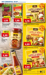 Gazetka promocyjna Lidl - GAZETKA - Gazetka - ważna od 31.07 do 31.07.2021 - strona 41 - produkty: Sos, Sos pomidorowy, Tortilla, Salsa, Kamis, Szpinak, Fa