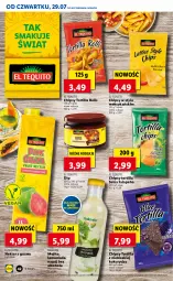 Gazetka promocyjna Lidl - GAZETKA - Gazetka - ważna od 31.07 do 31.07.2021 - strona 42 - produkty: Lemoniada, Chipsy, Tortilla, Salsa, Napój, Nektar