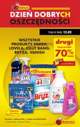 Gazetka promocyjna Biedronka - Od Poniedziałku - Gazetka - ważna od 15.02 do 15.02.2025 - strona 17 - produkty: Finish, Lovela, Cillit Bang, Vanish, Bryza