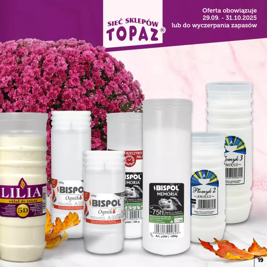 Gazetka promocyjna Topaz - Gazetka - ważna 29.09 do 31.10.2025 - strona 19