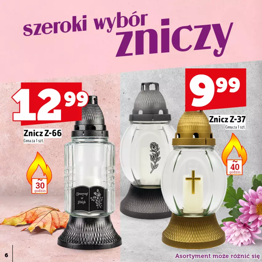 Gazetka promocyjna Topaz - Gazetka - ważna 29.09 do 31.10.2025 - strona 6 - produkty: Top, Znicz