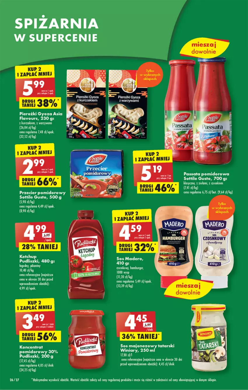 Gazetka promocyjna Biedronka - Gazetka - Biedronka.pl - ważna 06.03 do 11.03.2023 - strona 26 - produkty: Burger, Ketchup, Kurczak, Majonez, Pudliszki, Sok, Sól, Sos, Warzywa, Winiary