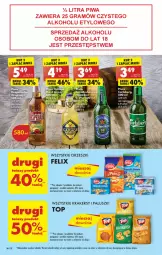 Gazetka promocyjna Biedronka - Gazetka - Biedronka.pl - Gazetka - ważna od 11.03 do 11.03.2023 - strona 36 - produkty: Piwo, Top, Sok, Ser, Orzeszki, Carlsberg, Felix