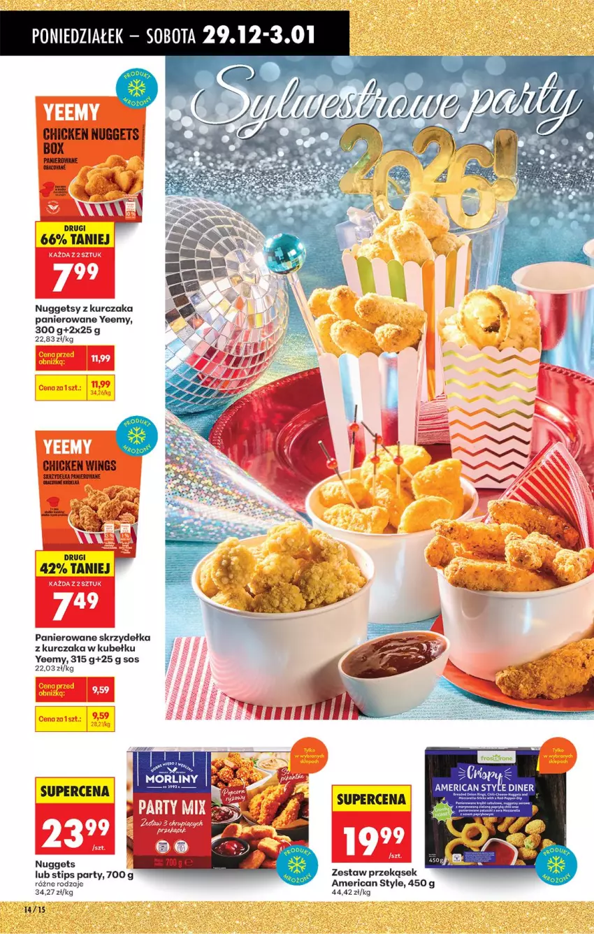 Gazetka promocyjna Biedronka - Od Środy - ważna 31.12.2025 do 01.01.2026 - strona 18 - produkty: Fa, Kurczak, Mop, Morliny, Skrzydełka z kurczaka, Sos