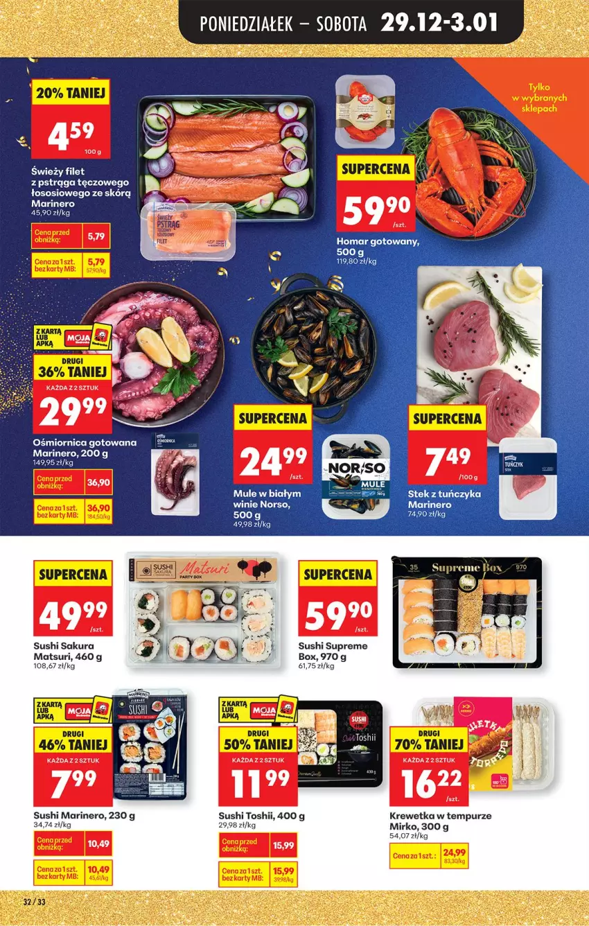 Gazetka promocyjna Biedronka - Od Środy - ważna 31.12.2025 do 01.01.2026 - strona 42 - produkty: Pur, Sushi