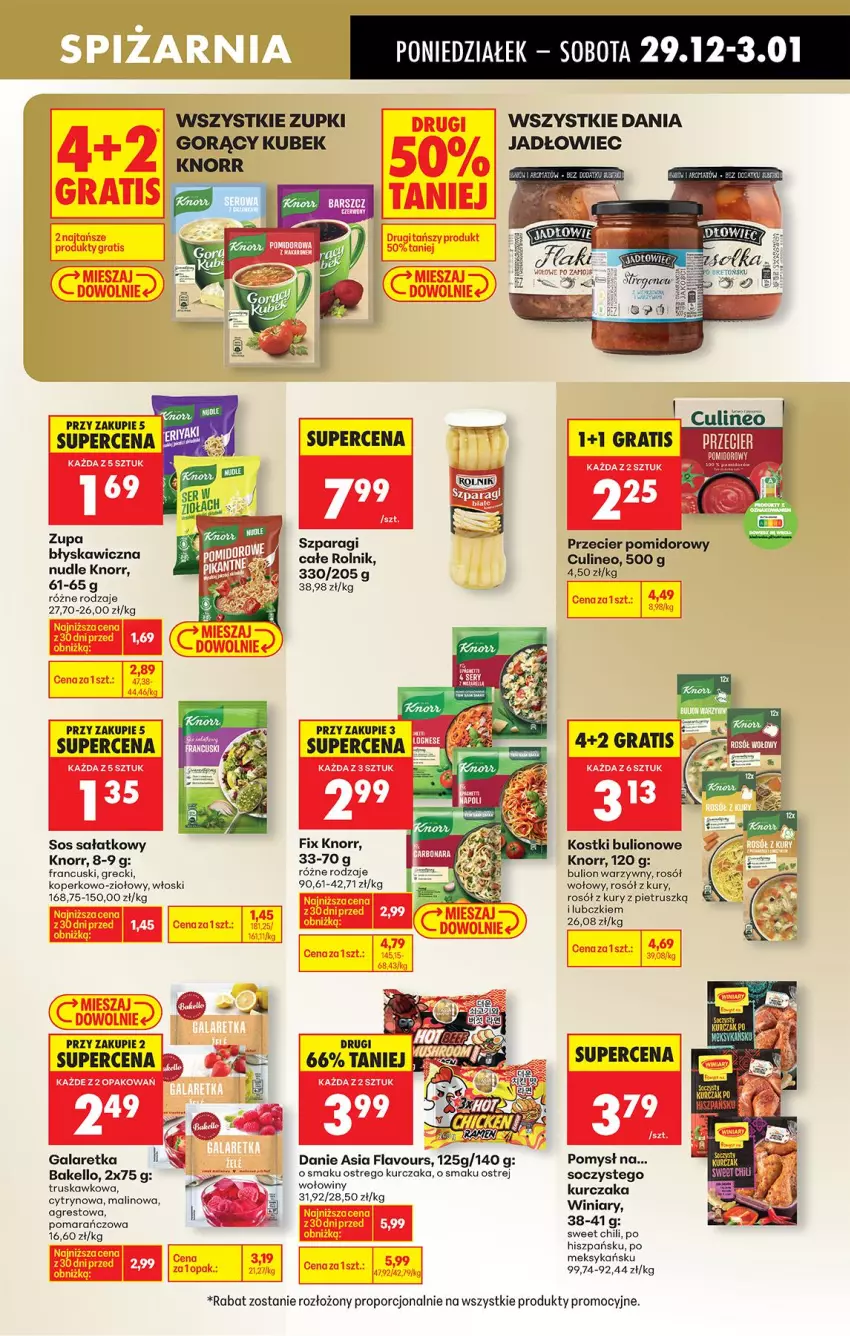 Gazetka promocyjna Biedronka - Od Środy - ważna 31.12.2025 do 01.01.2026 - strona 53 - produkty: Bulion, Fa, Gala, Galaretka, Gra, Gres, Knorr, Kubek, Kurczak, Lion, Por, Rolnik, Rosół, Sałat, Sos, Szafka, Top, Winiary