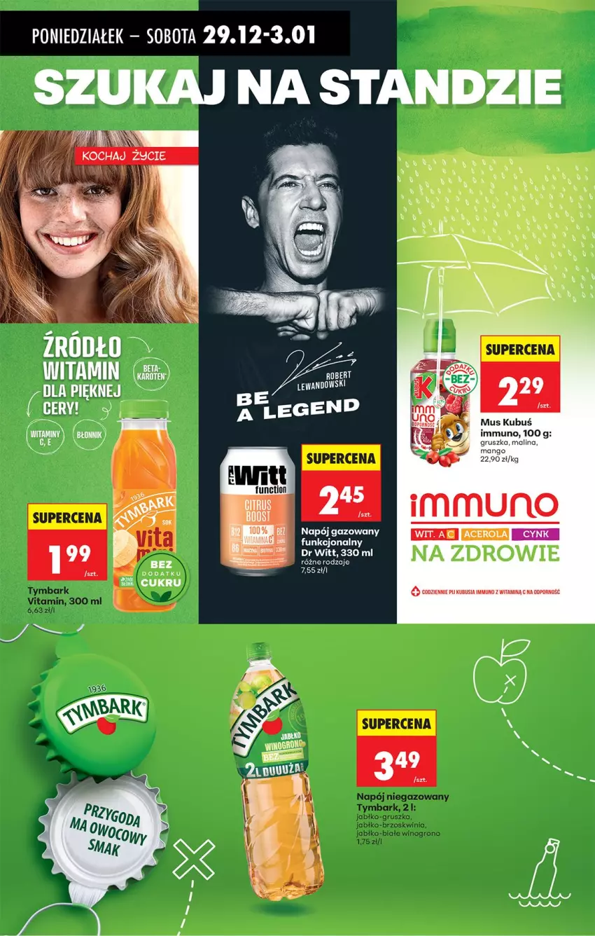 Gazetka promocyjna Biedronka - Od Środy - ważna 31.12.2025 do 01.01.2026 - strona 77 - produkty: Koc, Kubuś, Mango, Mus, Por, Zdrowie