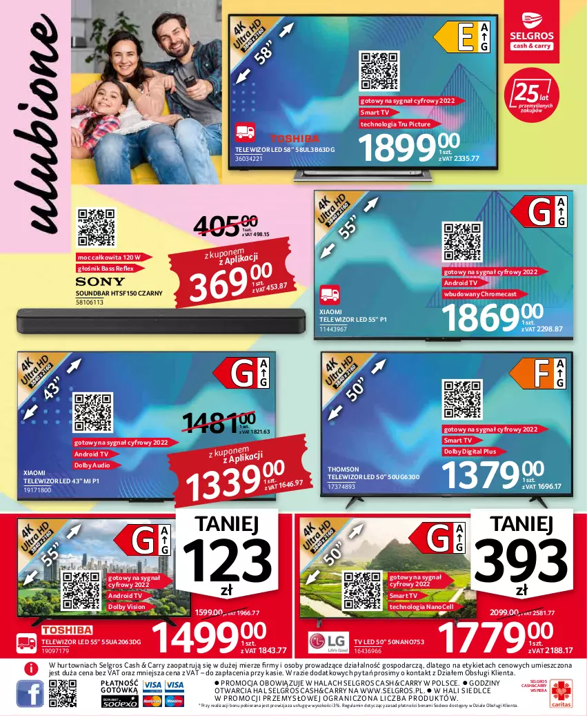 Gazetka promocyjna Selgros - Oferta przemysłowa - ważna 17.03 do 30.03.2022 - strona 3 - produkty: Android TV, Głośnik, Gra, LG, Smart tv, Sok, Soundbar, Telewizor, Thomson