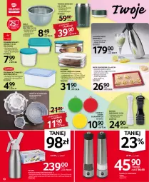 Gazetka promocyjna Selgros - Oferta przemysłowa - Gazetka - ważna od 30.03 do 30.03.2022 - strona 10 - produkty: Piec, Pojemnik szklany, Ser, Termos, Młynek, Pojemnik, Talerz, Syfon, Miska