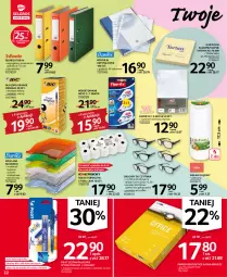 Gazetka promocyjna Selgros - Oferta przemysłowa - Gazetka - ważna od 30.03 do 30.03.2022 - strona 22 - produkty: Ser, Por, Mop, Gin, Gra, Papier, Karteczki samoprzylepne, Długopis, Kask, Kosz, Biurko, Tusz, Tarta, Mysz, Okulary do czytania, Olej, Wkład olejowy