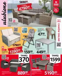 Gazetka promocyjna Selgros - Oferta przemysłowa - Gazetka - ważna od 30.03 do 30.03.2022 - strona 25 - produkty: Krzesło ogrodowe, Puf, Stolik, Stół, Sofa, Krzesło, Podnóżek, Fotel, Gala, Fa