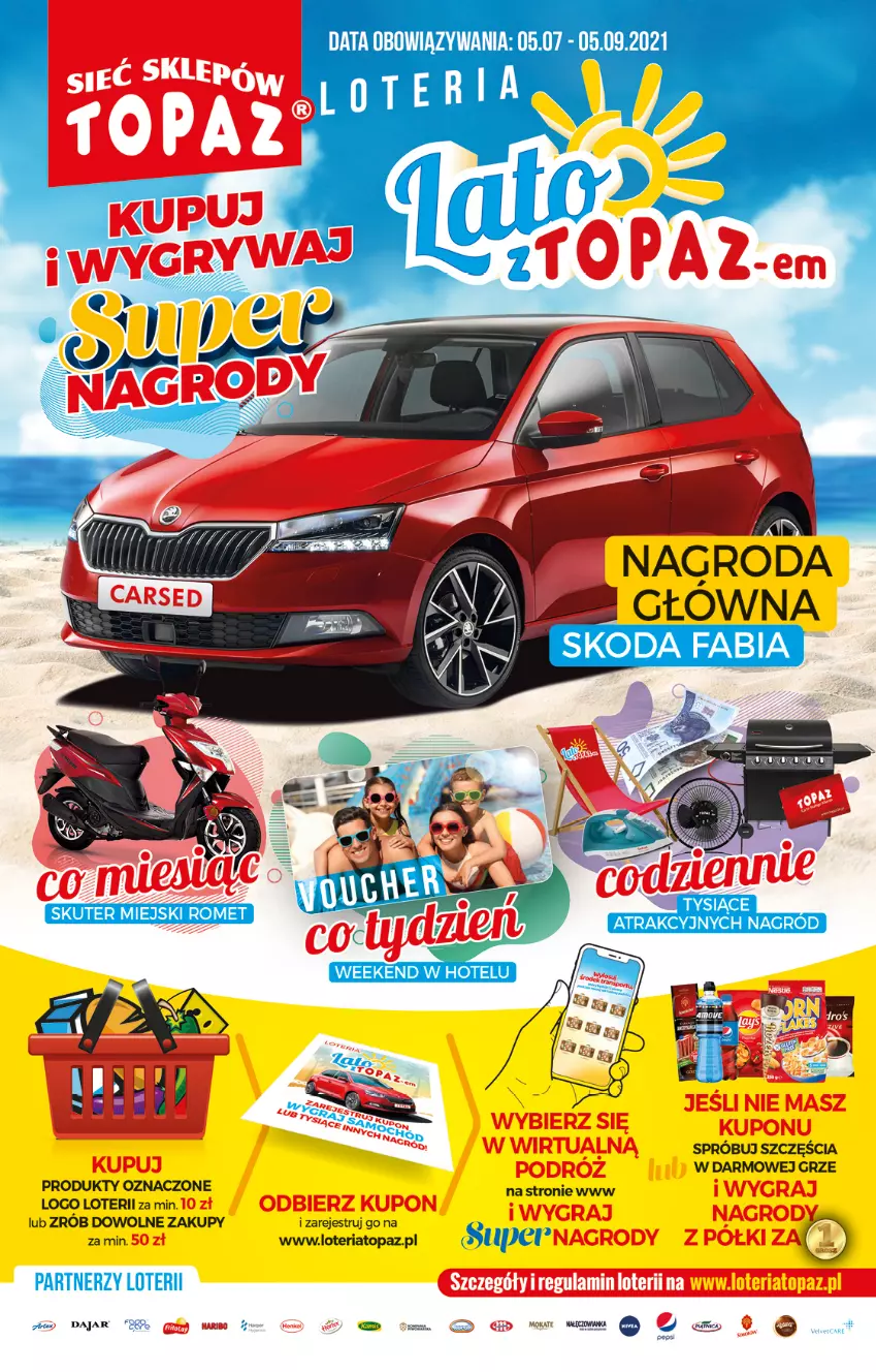 Gazetka promocyjna Topaz - Gazetka - ważna 29.07 do 04.08.2021 - strona 2 - produkty: Gra, Haribo, Top