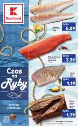 Gazetka promocyjna Kaufland - RYBY - Gazetka - ważna od 27.10 do 27.10.2021 - strona 1 - produkty: Sos, Pstrąg tęczowy, Tusz, Sandacz filet, Pstrąg, Dorsz, Sandacz