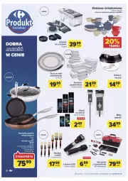 Gazetka promocyjna Carrefour - Gazetka Marka Carrefour - Gazetka - ważna od 19.03 do 19.03.2022 - strona 18 - produkty: Mop, Latarka LED, Worki na śmieci, Taca, Tarka, Worki na śmiec, Danio, Latarka