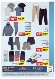 Gazetka promocyjna Carrefour - Gazetka Marka Carrefour - Gazetka - ważna od 19.03 do 19.03.2022 - strona 23 - produkty: Sos, Gry, Kapcie, Szorty, Klej, T-shirt, Spodnie, Bluza, Piżama, Fa