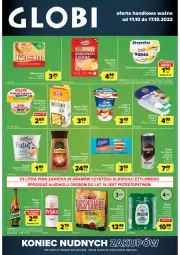 Gazetka promocyjna Carrefour - Gazetka Globi - Gazetka - ważna od 17.10 do 17.10.2022 - strona 1 - produkty: Piwa, Piwo, Piec, Ser, Koc, Gra, Królewski, Piątnica, Zott, Jogurt, Kosz, Velvet, Serek homogenizowany, Desperados, Serek, Czekolada, Jacobs Velvet, Danio, Kubek, Jacobs, Okocim, Mleko